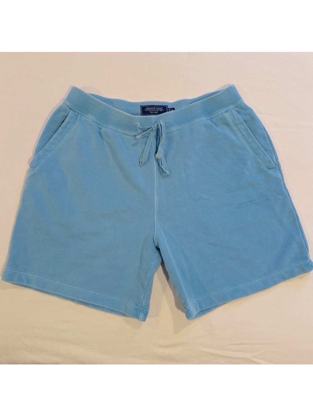 Vineyard Vines Surf Terry Shorts Mens Medium Cotton Summer 5 Inch Inseam Pull-On